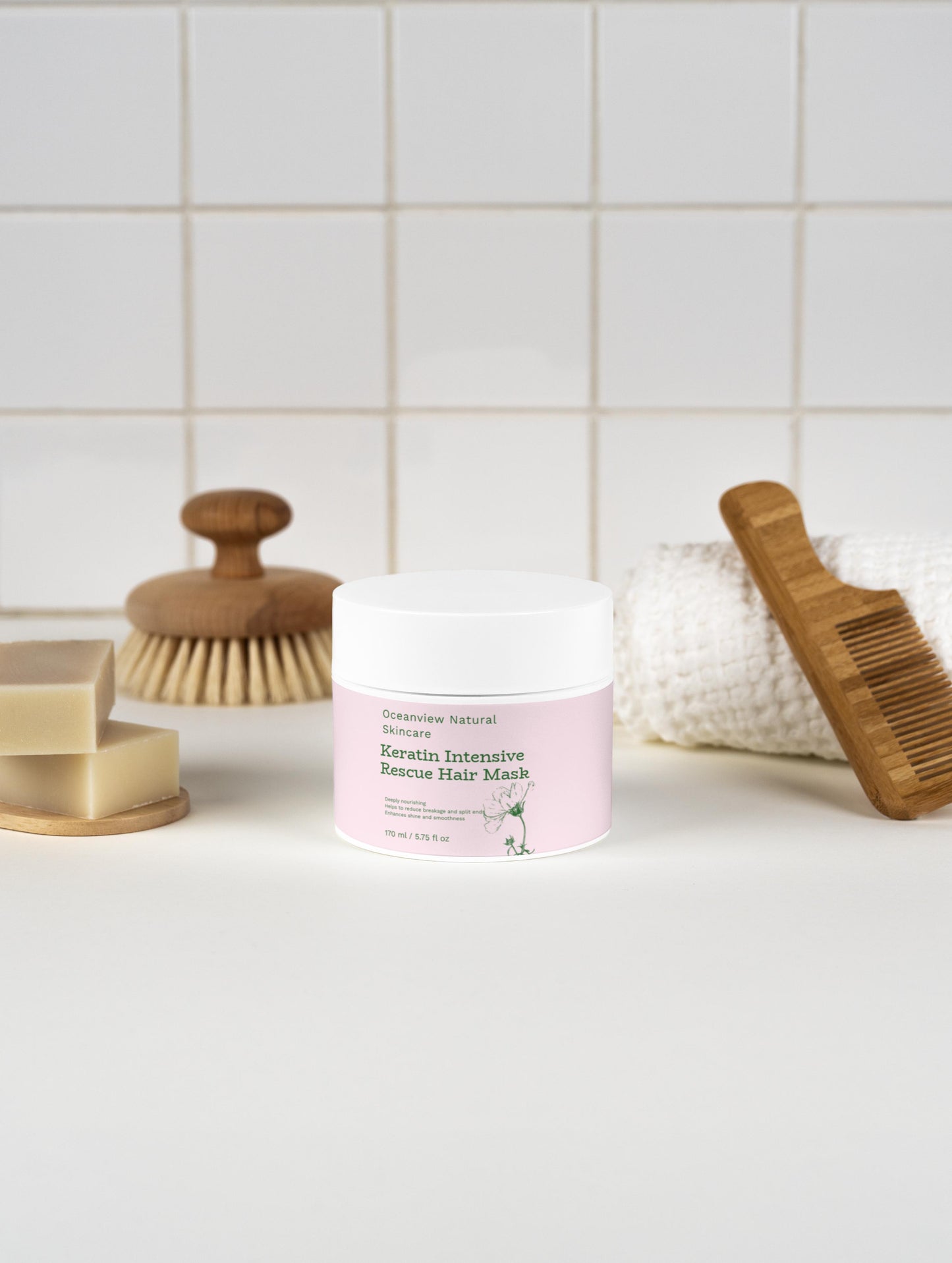 Keratin Intensive Rescue Hair Mask Flower