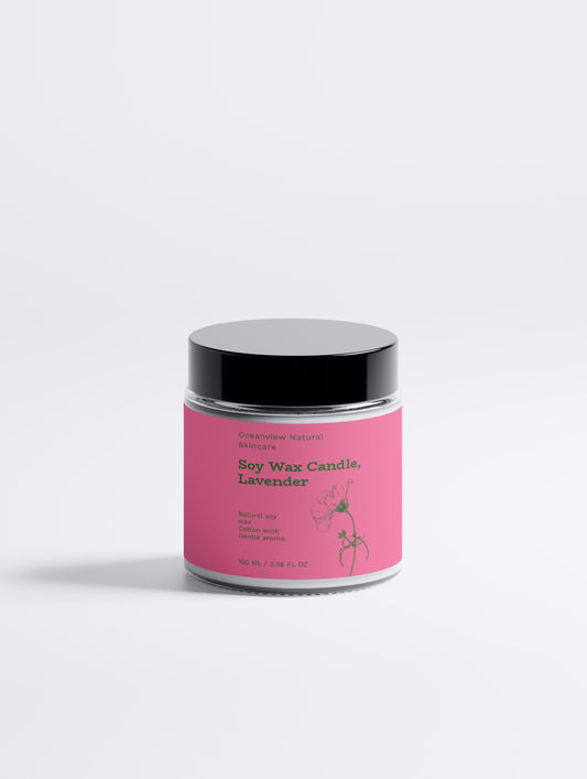 Soy Wax Candle, Lavender