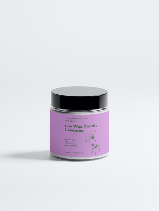 Soy Wax Candle, Lavender