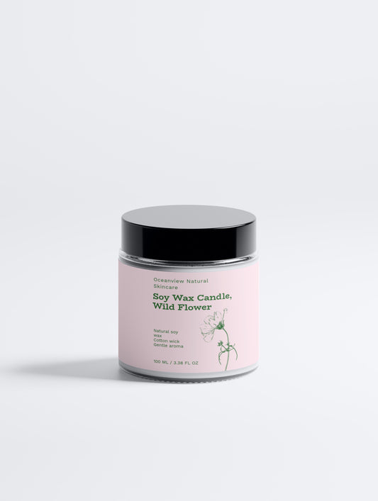 Soy Wax Candle, Wild Flower
